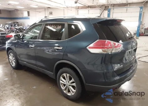 2016 Nissan Rogue Sv from USA, damaged, VIN KNMAT2MV3GP658829